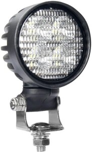  Lampa robocza LED, okrągła 40W 4000lm 10/30V 84x126x71.8 mm z wtyczką AMP światło skupione 4 LED 360° Kramp