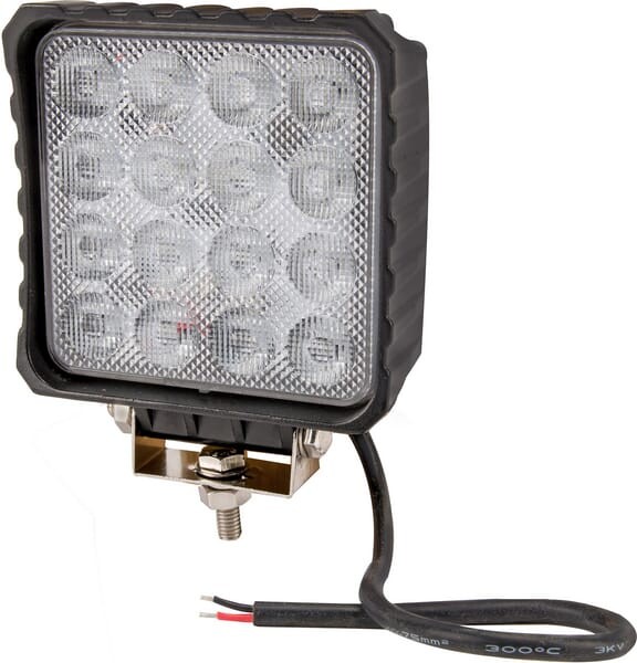 Lampa robocza LED, kwadratowa, 48W 3840 lm 10/30V światło rozproszone 16 LED Kramp