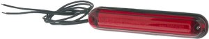 Lampa obrysowa LED, 0.7/1.5W prostokątna, 12/24V czerwona 6 LED Kramp