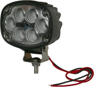 Lampa robocza LED, owalna 30W 3000lm z wtyczką Deutz, światło rozproszone 6 LED Kramp