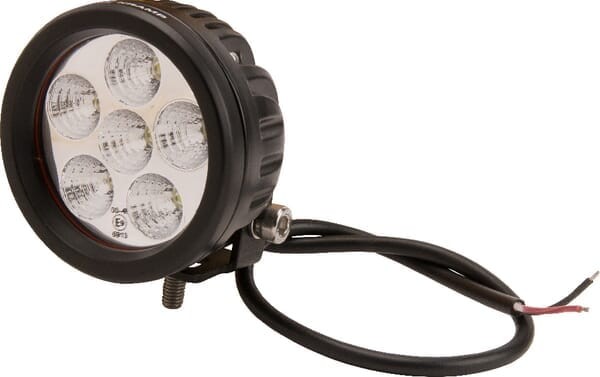 Lampa robocza LED, okrągła, 18W 1440 lm  10/30V światło rozproszone 6 LED Kramp