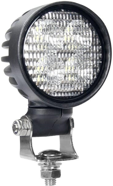 Lampa robocza LED, okrągła 40W 4000lm 10/30V z wtyczką AMP 4 LED 360° Kramp