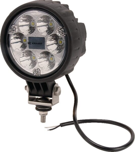 Lampa robocza LED, okrągła, 29W 2500 lm 10/30V światło skupione 6 LED Kramp