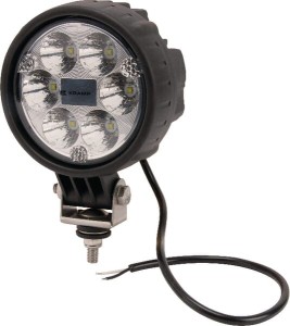 Lampa robocza LED, okrągła, 29W 2500 lm 10/30V światło skupione 6 LED Kramp