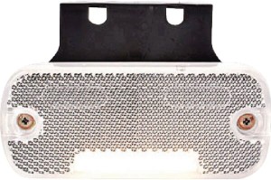Lampa obrysowa LED, prostokątna, 12/24V z przewodem Kramp