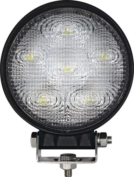 Lampa robocza LED, okrągła, 18W 1440 lm 10/30V światło rozproszone 6 LED gopart