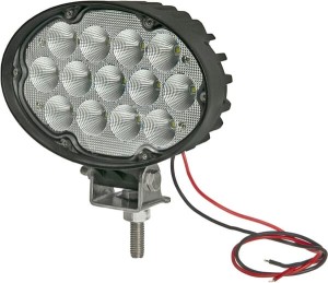 Lampa robocza LED, owalna 65W 5200lm 10/30V z wtyczką Deutsch 2-pin światło rozproszone 13 LED Kramp