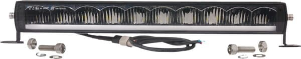 Lampa robocza długa LED, 120W, 6500lm, prostokątna, 12/48V biała, 486x90x57 mm z wtyczką Deutsch 3-pin, światło do jazdy dziennej/światło drogowe Kramp