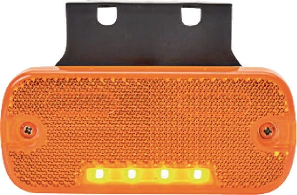 Lampa obrysowa LED, prostokątna, 12/24V z przewodem Kramp