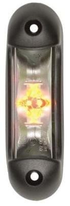 Lampa obrysowa LED, 1/2.2W prostokątna, 12/24V biała/czerwona/pomarańczowa 6 LED Kramp