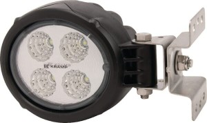 Lampa robocza LED, okrągła, 18W 1500 lm 10/30V światło rozproszone z wtyczką Deutsch, 4 LED Kramp