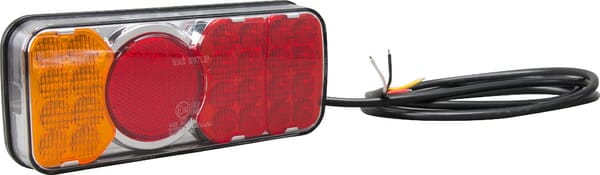 Lampa tylna zespolona LED, prostokątna, 12/24V Kramp