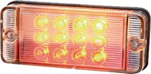 Lampa tylna zespolona LED, prostokątna, 12/24V 5-pinowa Kramp