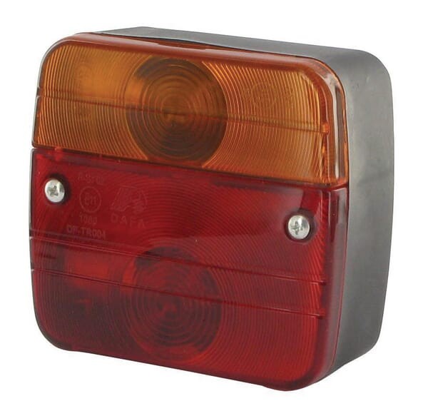Lampa tylna zespolona, kwadratowa 12/24V, 100 x 50 x 95 mm, gopart