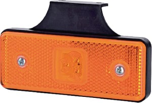 Lampa obrysowa LED, boczna z uchwytem 12/24V