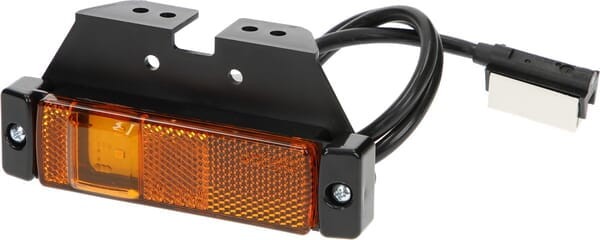 Lampa obrysowa LED, prostokątna 12/24V z uchwytem i wtyczką Jaeger Kramp