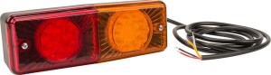 Lampa tylna zespolona LED, prostokątna, 12/24V Kramp