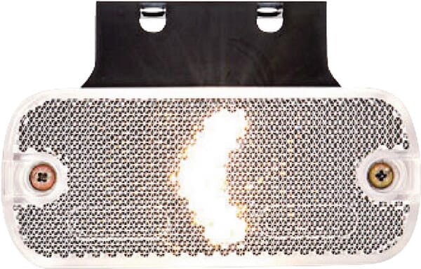 Lampa obrysowa LED, prostokątna, 12/24V z przewodem Kramp