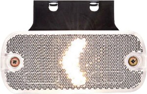 Lampa obrysowa LED, prostokątna, 12/24V z przewodem Kramp