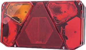 Lampa tylna zespolona prostokątna lewa halogen 12V lub 24V gopart