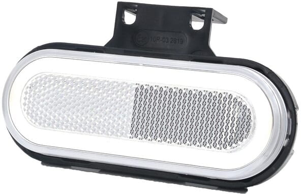 Lampa obrysowa LED, prostokątna, 12-24V, 124x49x20 mm, Kramp