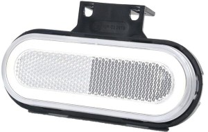 Lampa obrysowa LED, prostokątna, 12-24V, 124x49x20 mm, Kramp