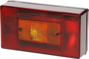 Lampa tylna zespolona 190x100mm, 12V