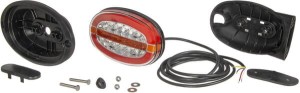 Lampa tylna zespolona LED, lewa/prawa, owalna 12/24V Kramp
