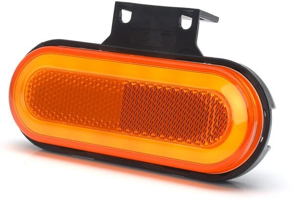 Lampa obrysowa LED, prostokątna, 12/24V z przewodem Kramp