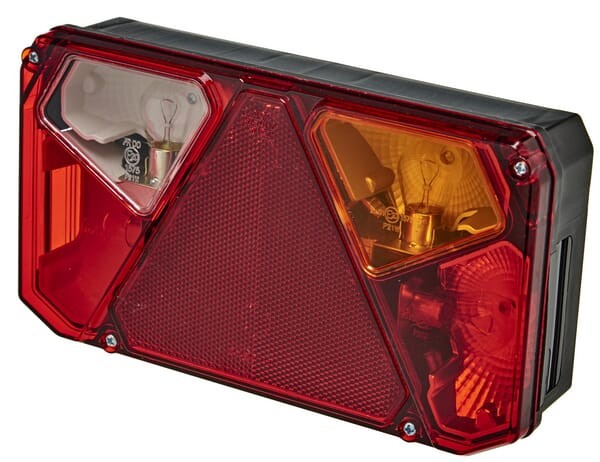 Lampa tylna zespolona, prawa, prostokątna 12/24V 5-pinowa Kramp