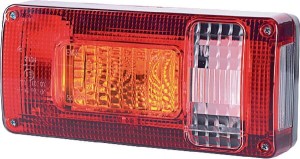 Lampa tylna zespolona, prawa prostokątna