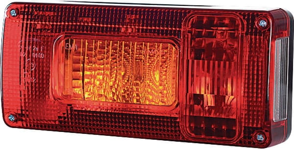 Lampa tylna zespolona, lewa prostokątna
