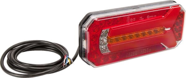 Lampa tylna zespolona LED, prostokątna, 12/24V Kramp