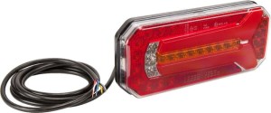 Lampa tylna zespolona LED, prostokątna, 12/24V Kramp