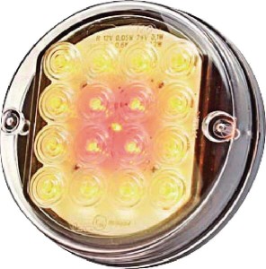Lampa tylna zespolona LED, okrągła, Ø 115 mm 12/24V 5-pinowa Kramp