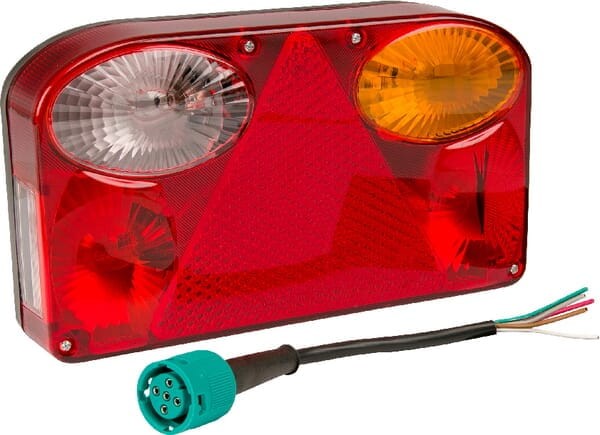 Lampa tylna zespolona, prawa prostokątna