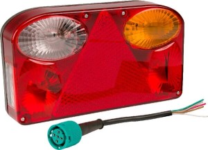 Lampa tylna zespolona, prawa prostokątna