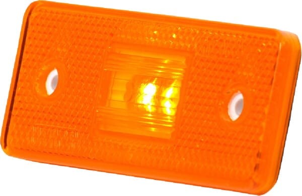 Lampa obrysowa LED, prostokątna, 12/24V z przewodem Kramp