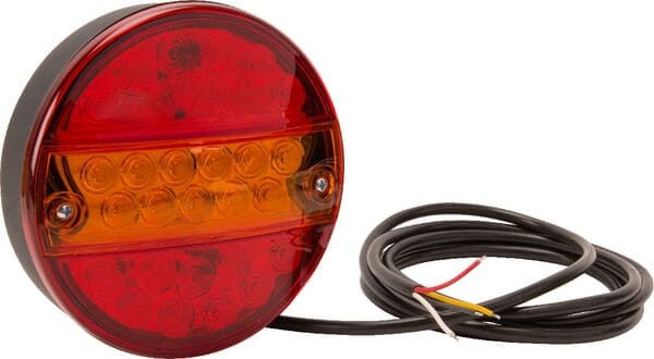 Lampa tylna zespolona LED, okrągła, Ø 142 mm 12/24V Kramp
