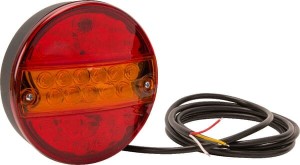 Lampa tylna zespolona LED, okrągła, Ø 142 mm 12/24V Kramp