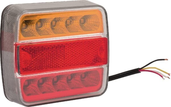 Lampa tylna zespolona LED, kwadratowa, 12/24V gopart