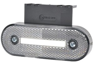 Lampa obrysowa LED, prostokątna, 12-24V, 115.3x41.3x20 mm, Kramp