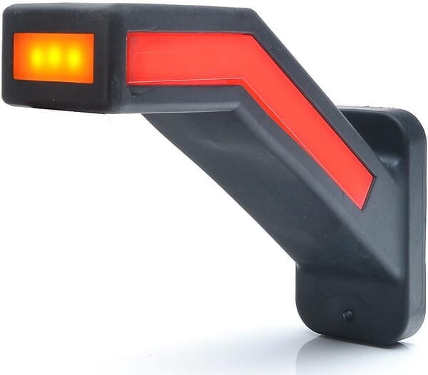 Lampa obrysowa LED lewa, 12-24V z kierunkowskazem Kramp