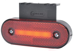 Lampa obrysowa LED, prostokątna, 12-24V, 115.3x41.3x20 mm, Kramp
