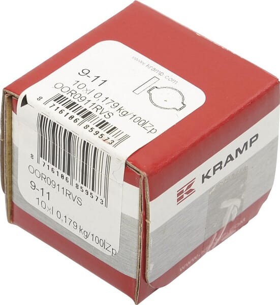 Opaska z dwoma uszami ze stali szlachetnej 9-11 mm