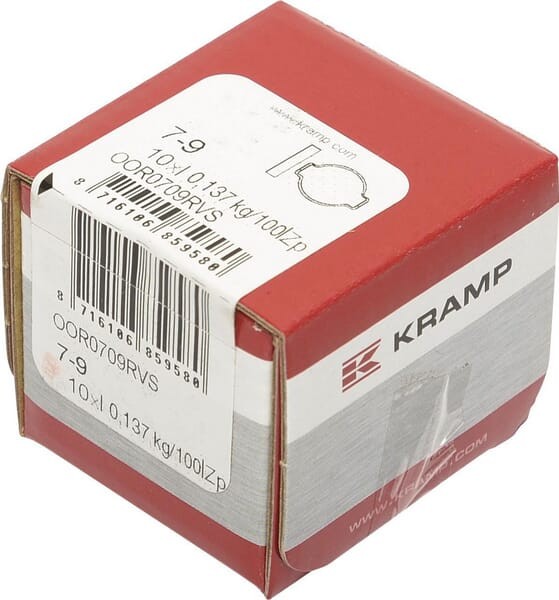 Opaska z dwoma uszami ze stali szlachetnej 7-9 mm