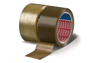 Taśma pakowa PP, brązowa, 66 m x 50 mm, TesaPACK®
