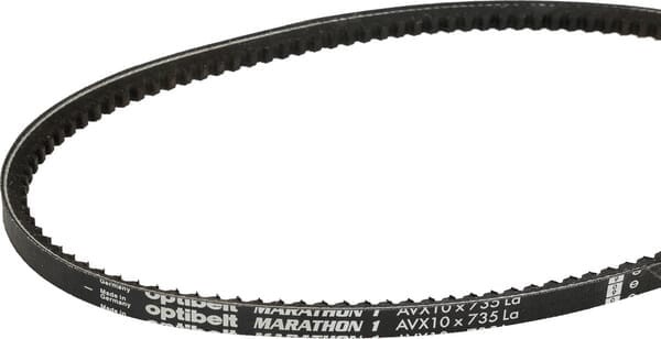 Pas klinowy uzębiony AVX 10, 735 mm