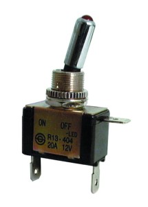 Przełącznik 2 poz ON-OFF LED