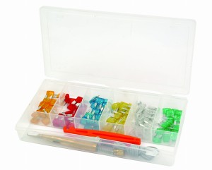 Bezpieczniki płaskie mini -asort. 93 częściowy